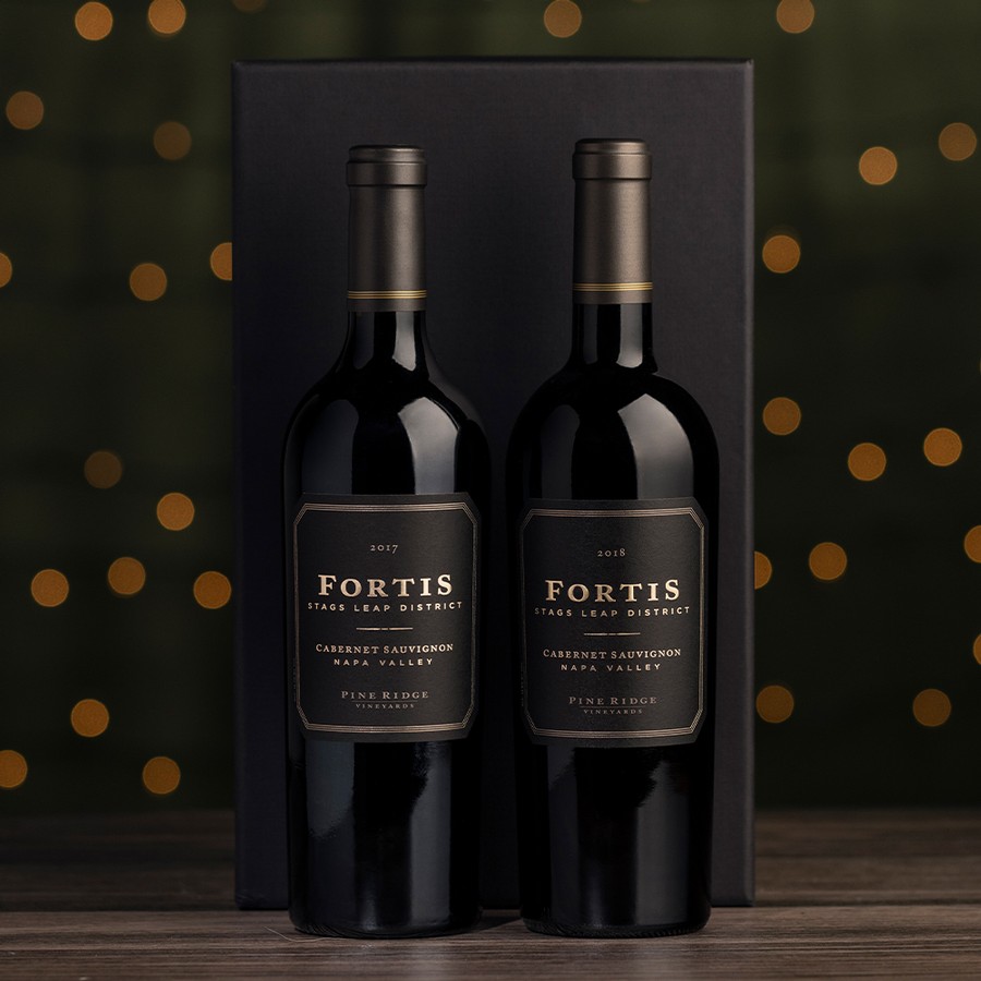 Pine Ridge Vineyards FORTIS 2-Bottle Vertical Gift